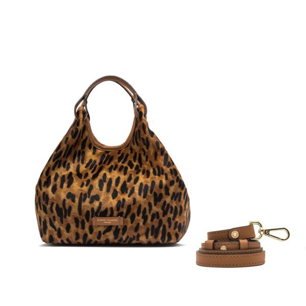 Gianni Chiarini borsa a mano in cavallino "Dua" Animalier BS11109 CAV-PL.14351 LINCE-CUO