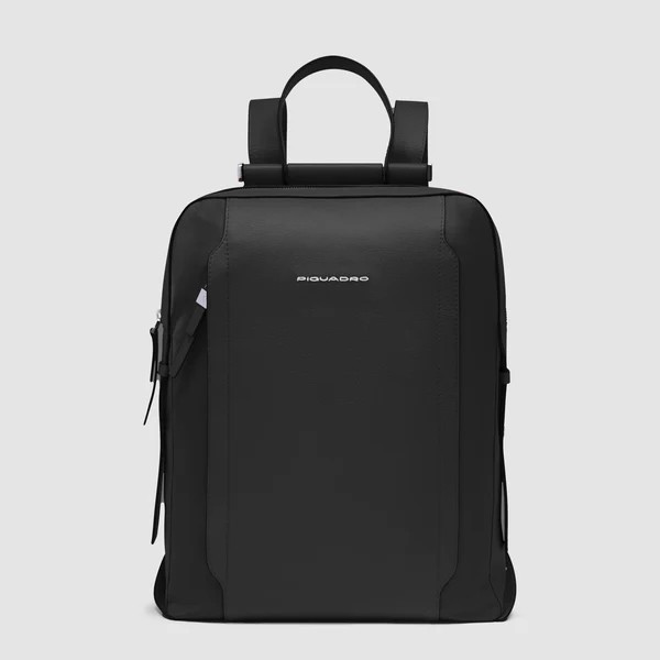 Piquadro zaino in tessuto e pelle "Lyra" Nero CA4576W92T.N