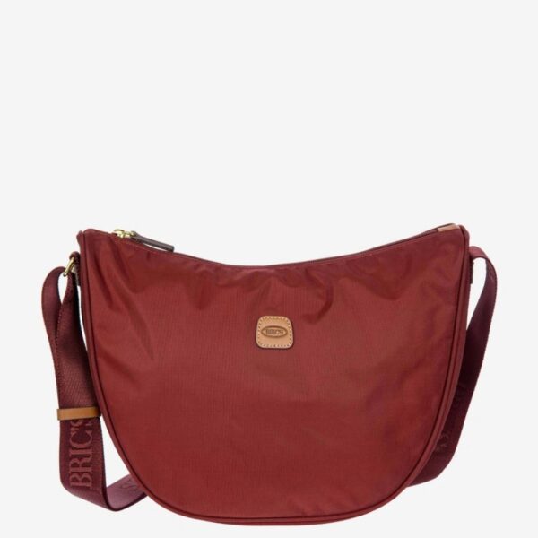 Bric's borsa a tracolla in tessuto "X-Collection" Bordeaux BXG45052.920 BORDEAUX