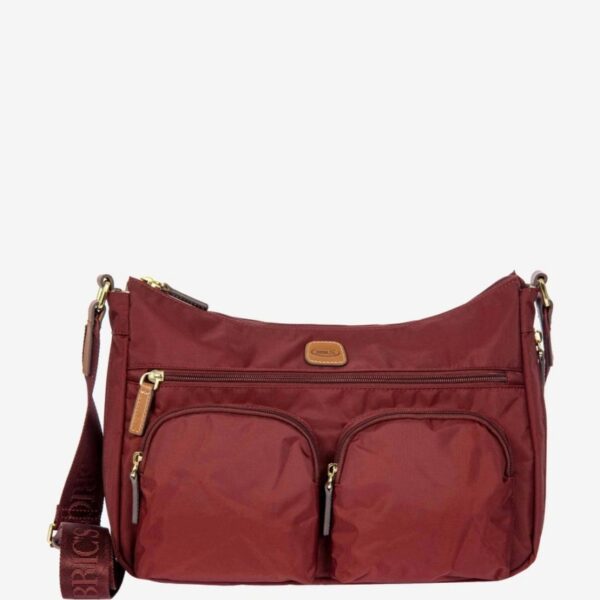 Bric's borsa a tracolla in tessuto "BXG" Bordeaux BXG45055.920 BORDEAUX