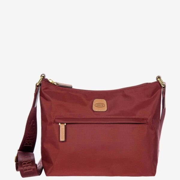 Bric's borsa a tracolla in tessuto "X-Collection" Bordeaux BXG45056.920 BORDEAUX