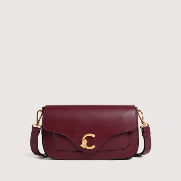 Coccinelle borsa a spalla in pelle "C-Me Calf" Bordeaux E1SSK120301.R52 RIBES