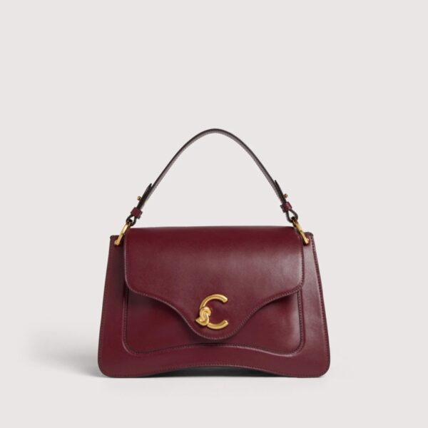 Coccinelle borsa a mano in pelle "C-Me Calf" Bordeaux E1SSK180101.R52 RIBES
