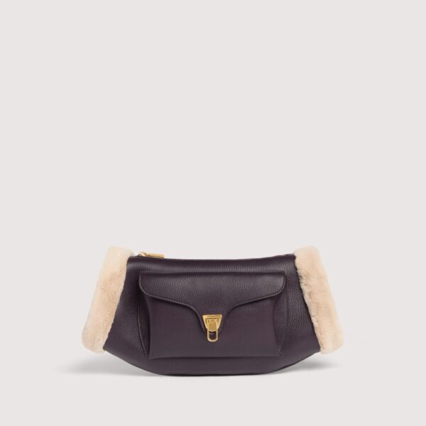 Coccinelle borsa a tracolla in tessuto "Beat Arctic" Viola E1TDK150101.644 PRUNE