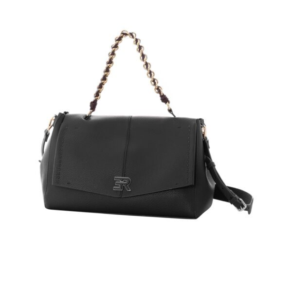 Ermanno Firenze borsa a spalla in ecopelle "Eba" Nero 12402026.BLACK