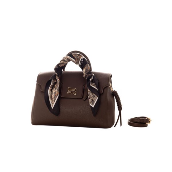 Ermanno by Scervino borsa a mano in ecopelle "Violet" Marrone 12402019.TESTA DI MORO