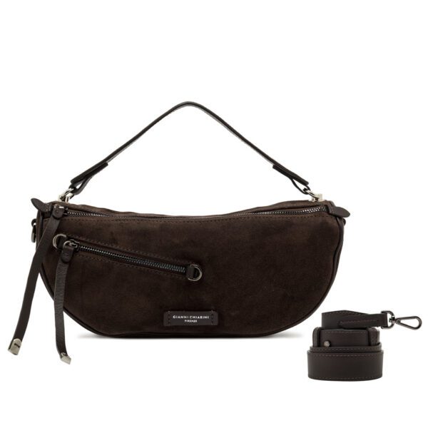 Gianni Chiarini borsa a mano in camoscio "Cindy" Marrone BS11700 CM-PL.974 MOKA