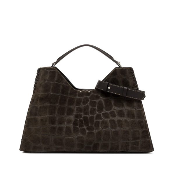 Gianni Chiarini borsa a mano in camoscio "Aurora" Marrone BS11846 CMCOCCO.2107 ESPRESSO