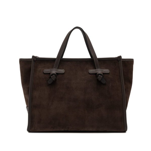 Gianni Chiarini borsa a mano in camoscio "Miss Marcella 32" Marrone BS9762CM-PL.2107 ESPRESSO