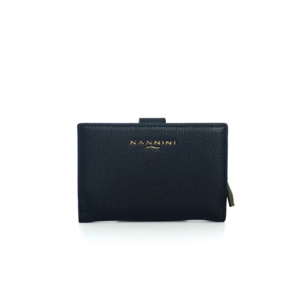 Nannini portafogli in pelle "Wallis" Nero QB1007.NERO