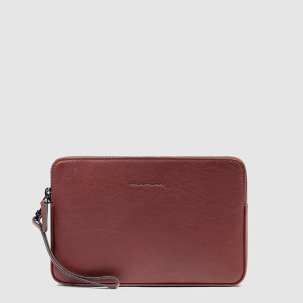 Piquadro pochette in pelle "Black Square" Cuoio AC3944B3R.CU