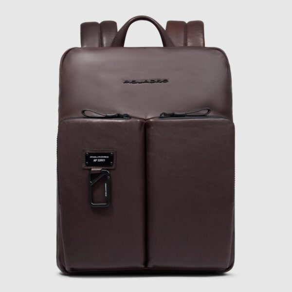 Piquadro zaino in pelle "Harper" Marrone CA6311AP.TM