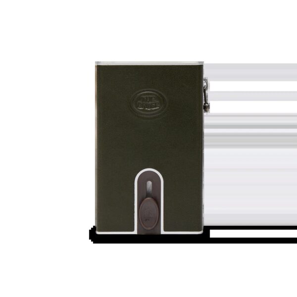 The Bridge portafogli compatto in alluminio e pelle "Story" Verde 01400401.I4 TIROLO