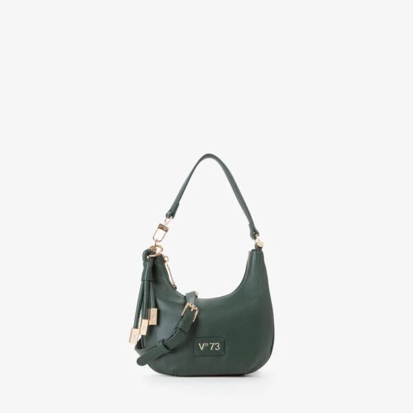 V73 borsa a spalla in ecopelle "Amber" Verde 73BS9CH04.BOSCO