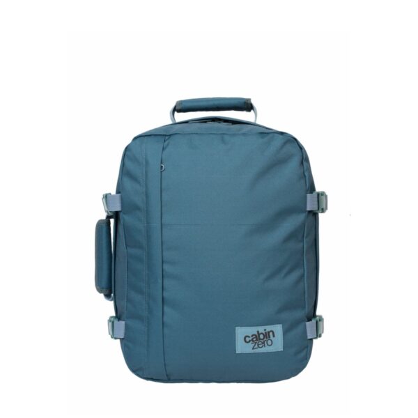 Cabin Zero zaino 28L da viaggio in tessuto "Classic" Azzurro CZ08.1803 ARUBA BLUE