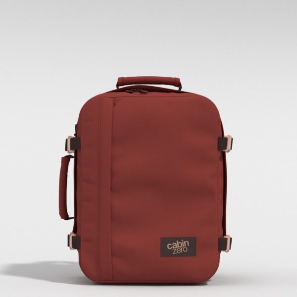 Cabin Zero zaino 28L da viaggio in tessuto "Classic" Rosso CZ08.2406 SANGRIA RED