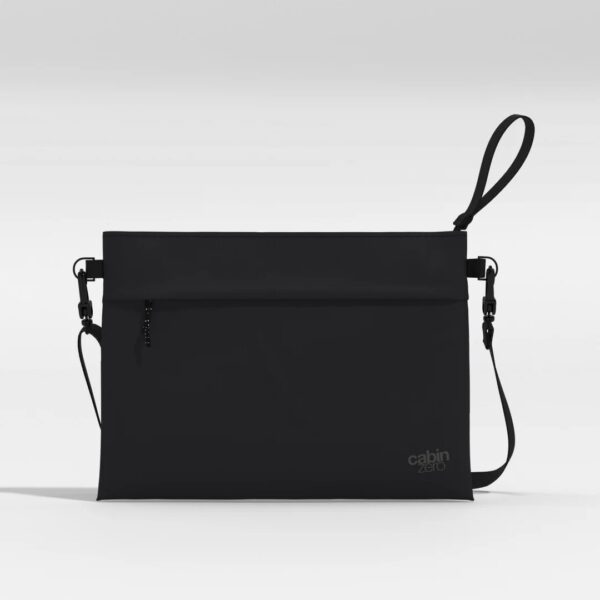 Cabin Zero pochette in tessuto "Classic" Nero CZ40.1201 ABSOLUTE BLACK