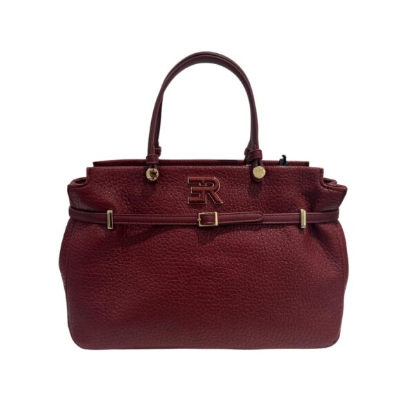 Ermanno Firenze borsa a mano in ecopelle "Unity" Bordeaux 12401974.RED