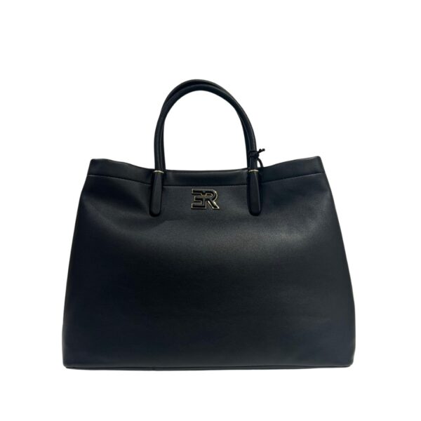 Ermanno Firenze borsa a mano in ecopelle "Virginia" Nero 12402021.BLACK
