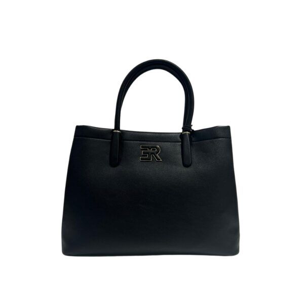 Ermanno Firenze borsa a mano in ecopelle "Virginia" Nero 12402024.BLACK