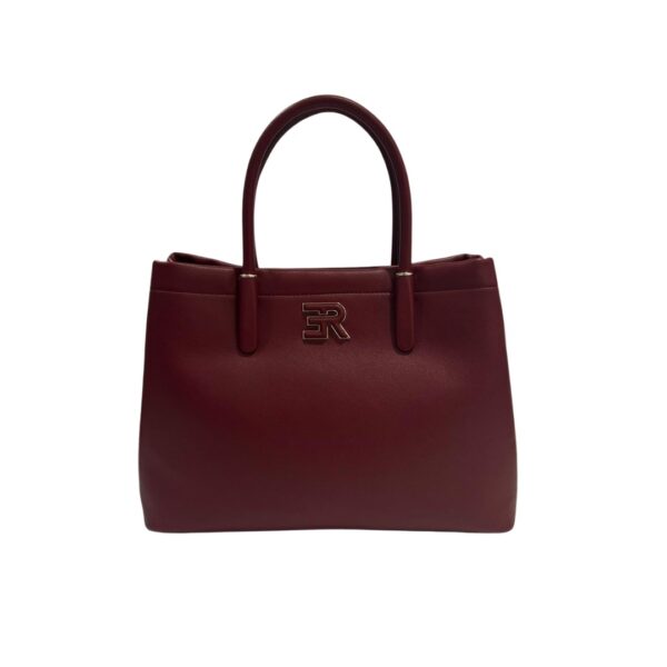 Ermanno Firenze borsa a mano in ecopelle "Virginia" Bordeaux 12402024.RED