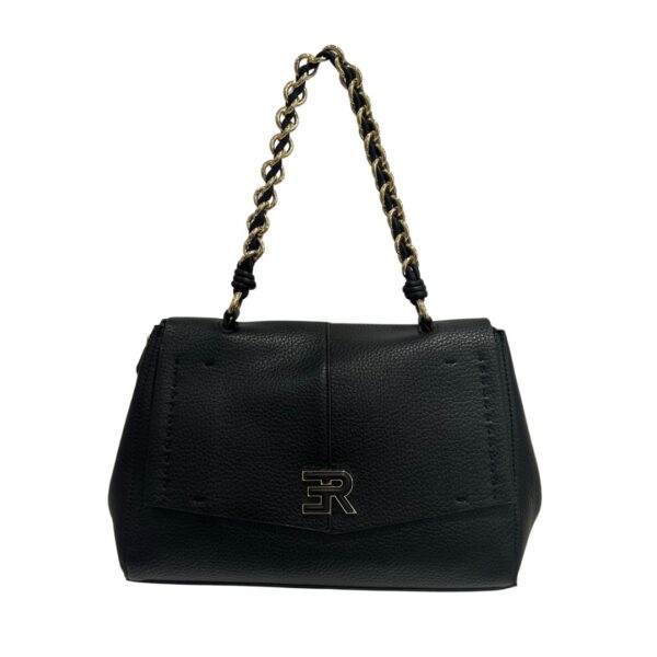 Ermanno Firenze borsa a spalla in ecopelle "Eba" Nero 12402027.BLACK