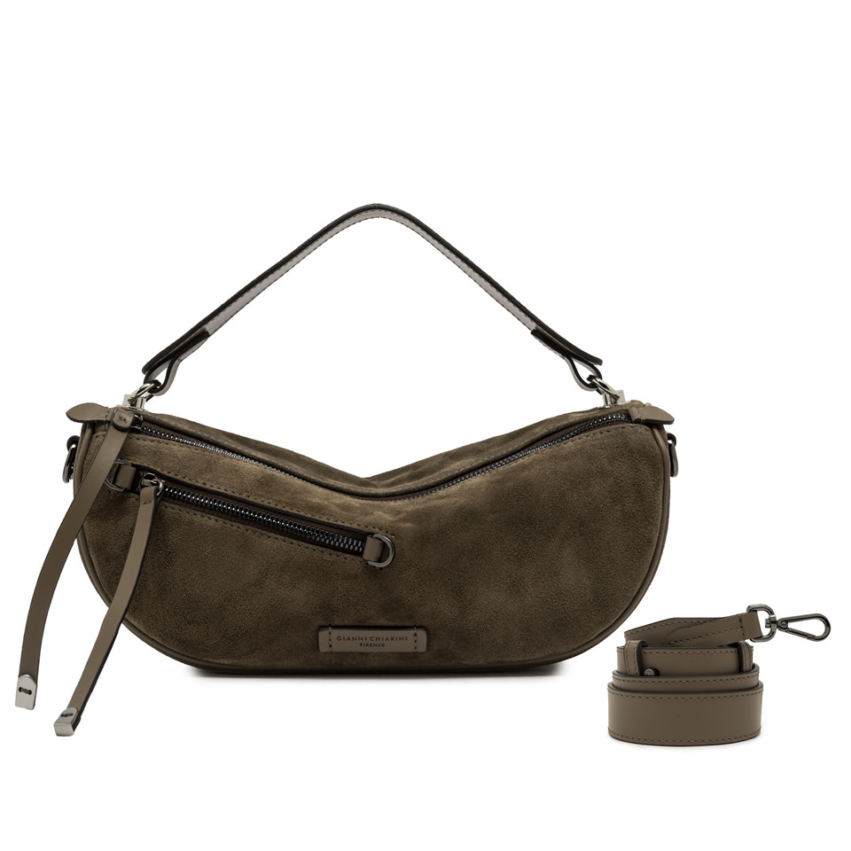 Gianni Chiarini borsa a mano in camoscio "Cindy" Tortora BS11700 CM-PL.1052 DAINO