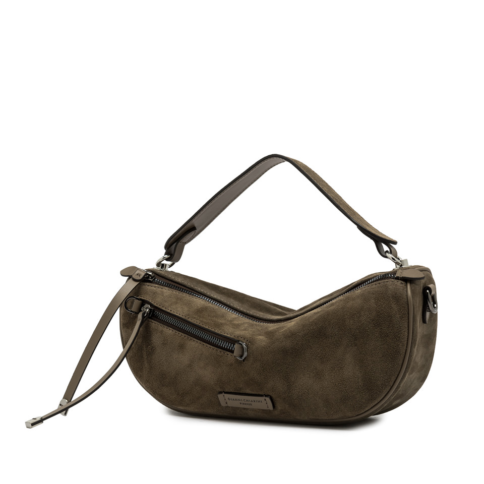 Gianni Chiarini borsa a mano in camoscio "Cindy" Tortora BS11700 CM-PL.1052 DAINO - immagine 3