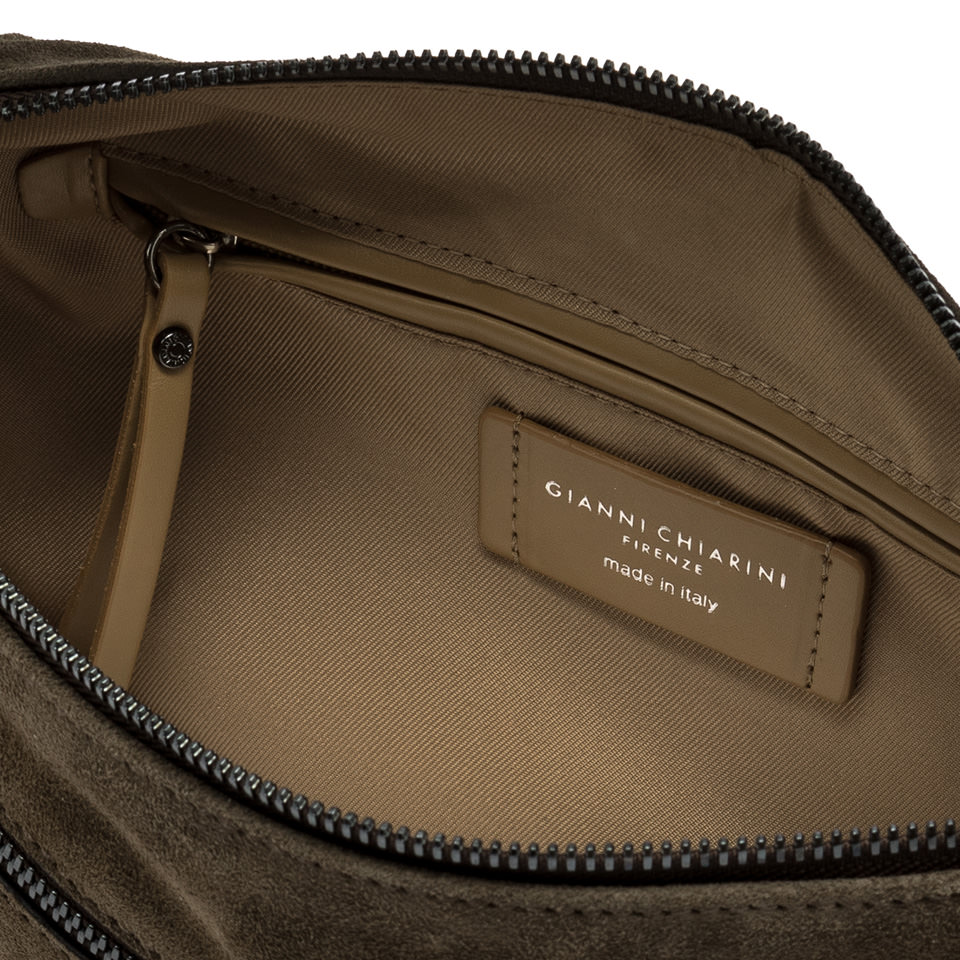 Gianni Chiarini borsa a mano in camoscio "Cindy" Tortora BS11700 CM-PL.1052 DAINO - immagine 4