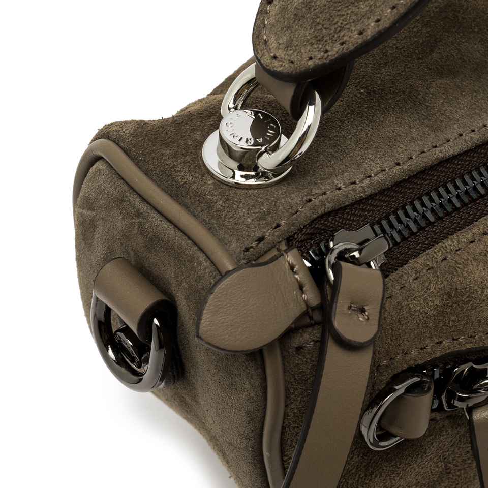 Gianni Chiarini borsa a mano in camoscio "Cindy" Tortora BS11700 CM-PL.1052 DAINO - immagine 5