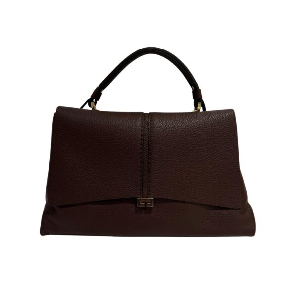 Loristella borsa a mano in pelle "Kendall" Marrone 2735A.CIOCCOLATO
