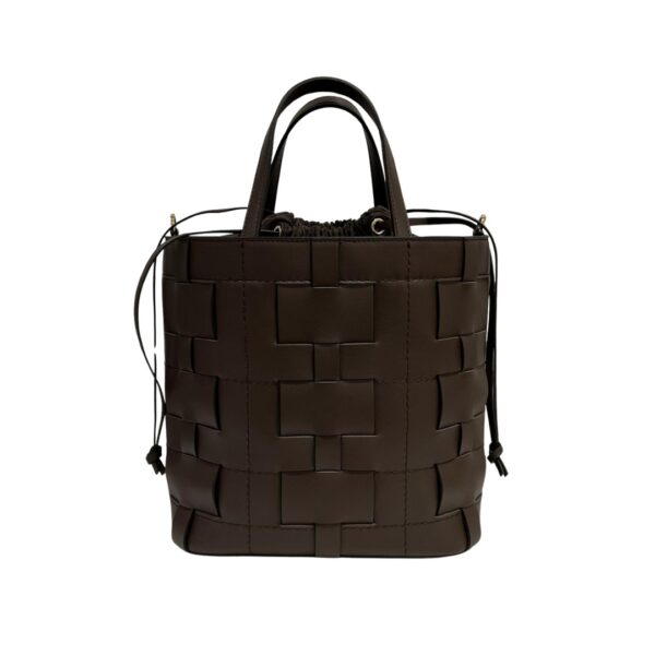 Loristella borsa a mano in pelle "Claudia" Marrone 2966.CACAO