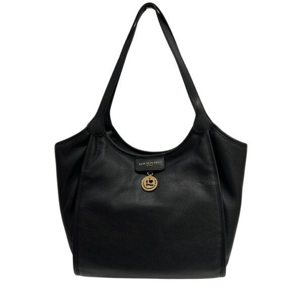 Nannini borsa shopping in pelle "Siria" Nero 19035-8.NERO