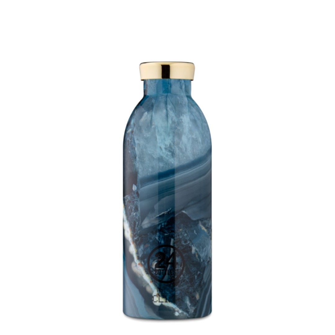24 Bottles bottiglia termica in acciaio 500ml "Clima" Blu CLIMA.AGATE