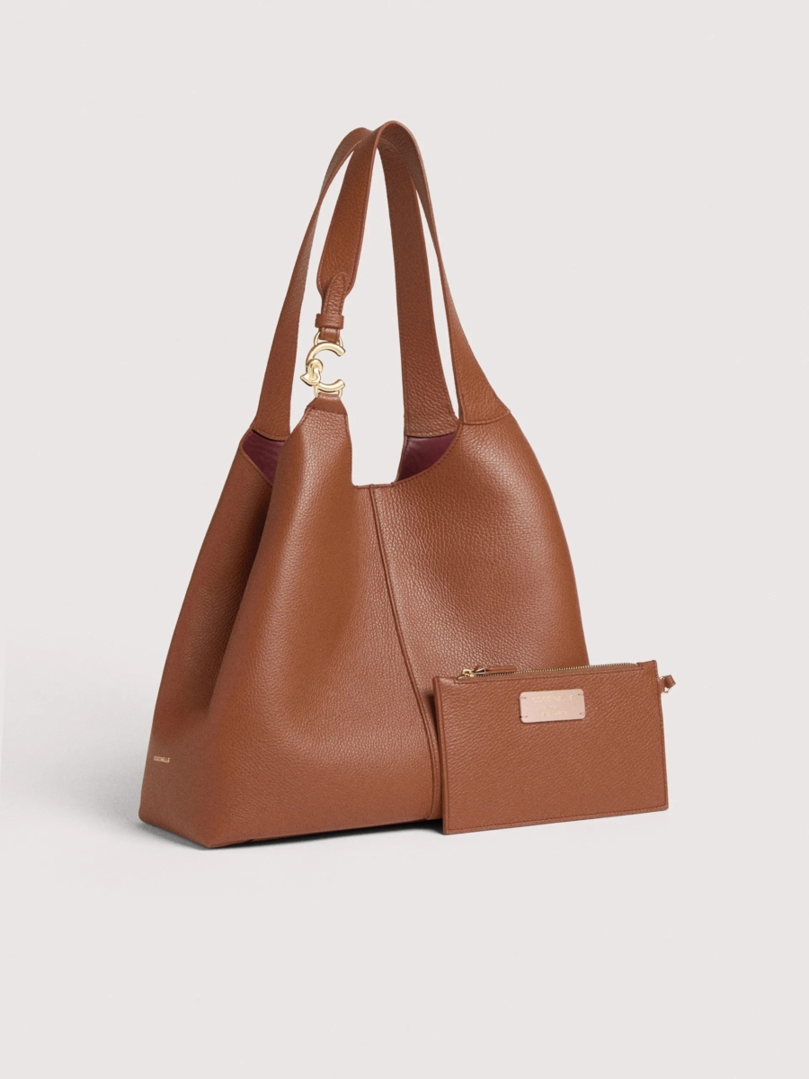 Coccinelle borsa shopping in pelle "C-Easy" Cuoio E1SHA110101.W11 COGNAC - immagine 2