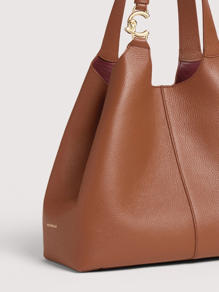 Coccinelle borsa shopping in pelle "C-Easy" Cuoio E1SHA110101.W11 COGNAC - immagine 4