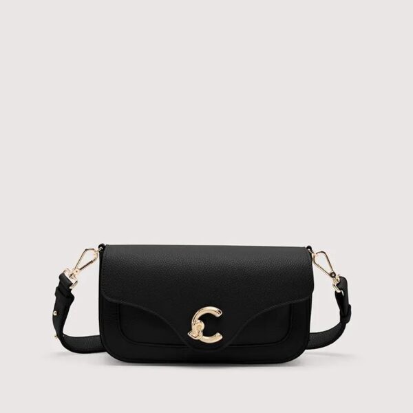 Coccinelle borsa a tracolla in pelle "C-Me" Nero E1SSL120301.001 NOIR