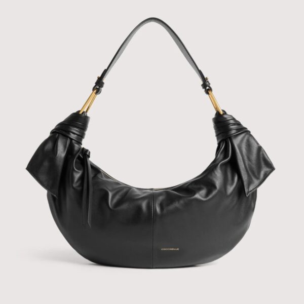Coccinelle borsa a spalla in pelle "Furoshiki" Nero E1U1A130201.001 NOIR