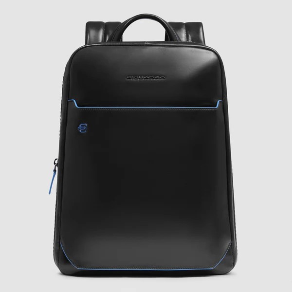 Piquadro zaino in pelle "Blue Square" Nero CA6311B2.N