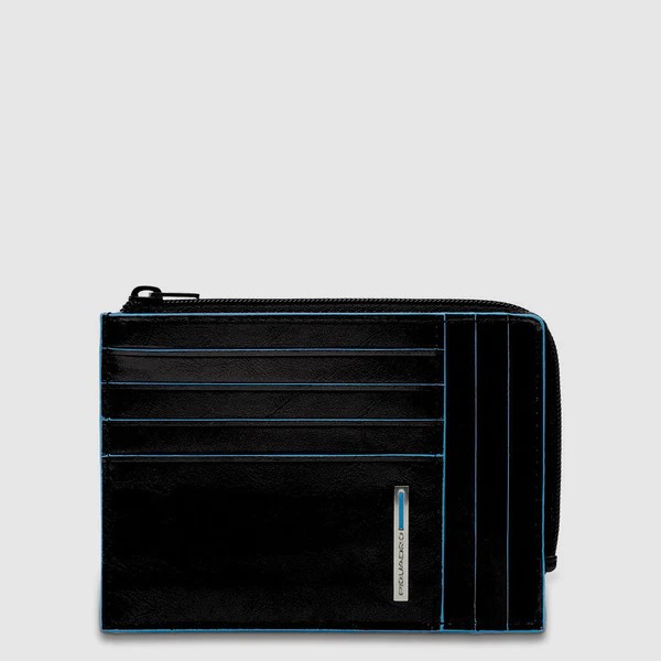 Piquadro porta documenti in pelle "B2 - Blue Square" Nero PU1243B2R.N