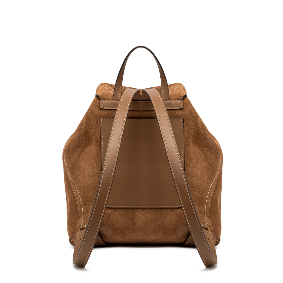 Gianni Chiarini zaino in camoscio "Violette" Cuoio ZN12237 CM-PL.1478 CARAMEL - immagine 2