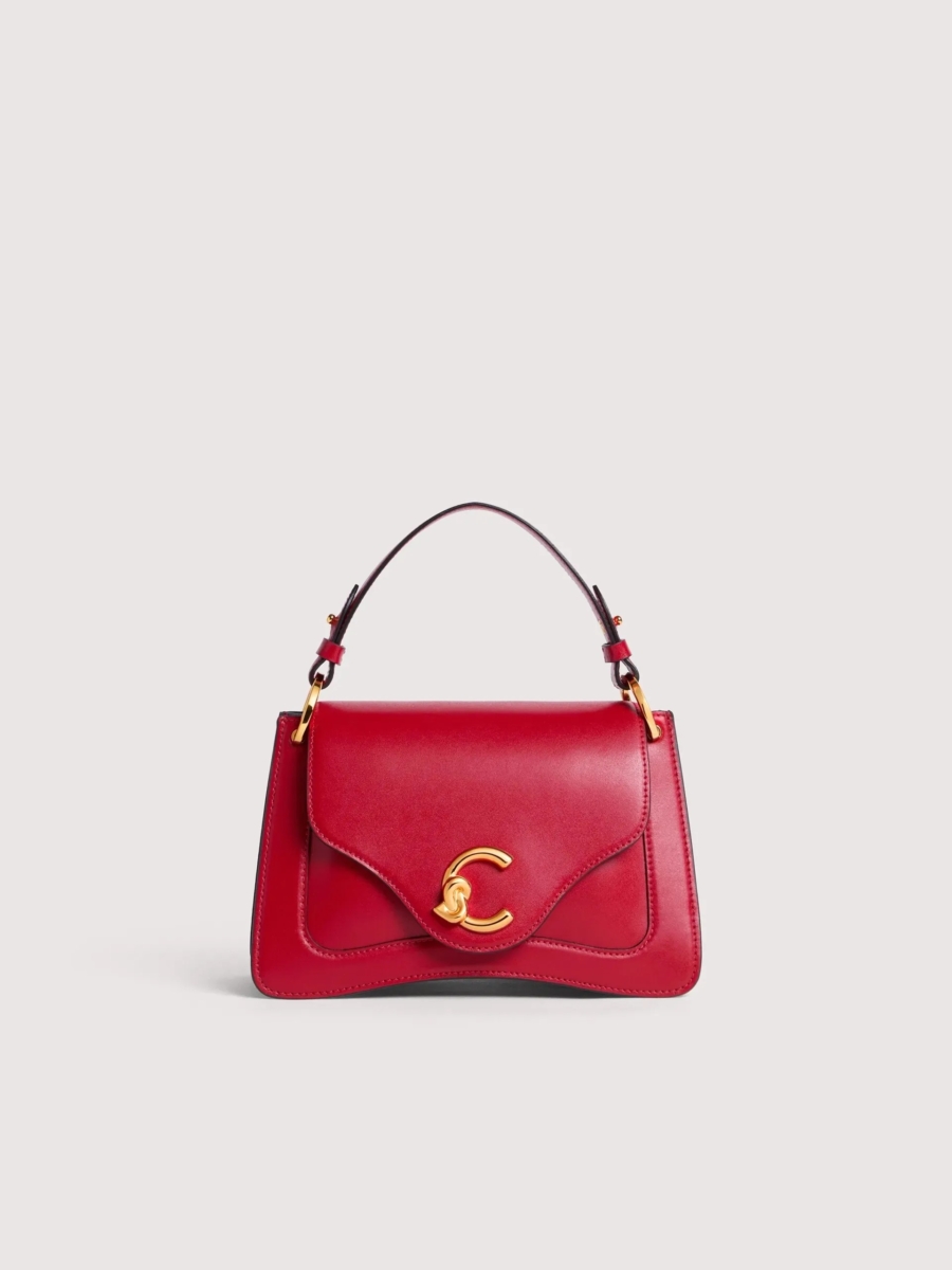 Coccinelle borsa a mano in pelle "C-Me Calf" Rosso E1SSK180201.R02 SCARLET