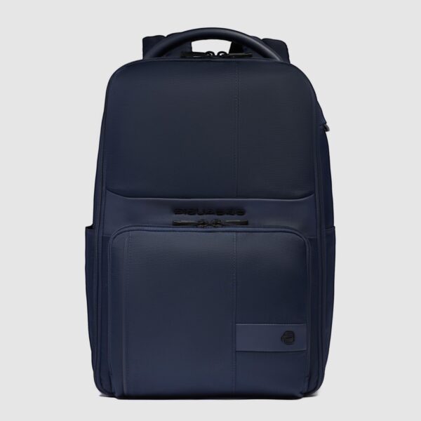 Piquadro zaino in tessuto e pelle "Wollem" Blu CA6638W129.BLU
