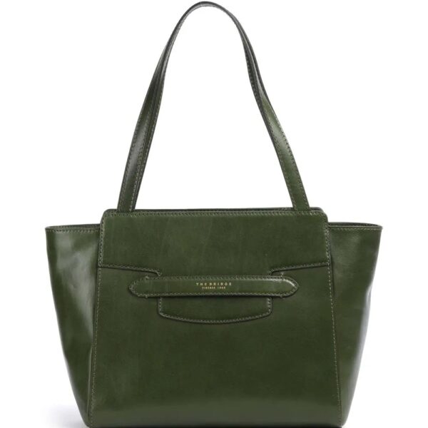 The Bridge borsa shopping in pelle "Lucrezia" Verde 04191601.00C MAGGIORANA