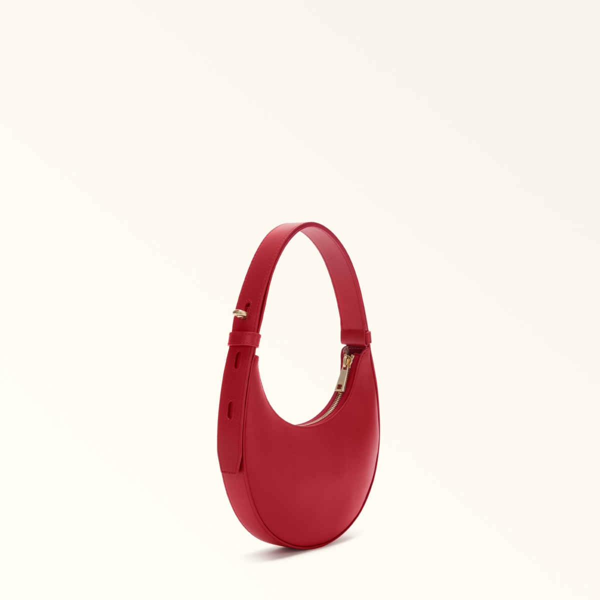 Furla borsa a spalla in pelle "Furla Delizia" Rosso WE00649.4484 RED - immagine 2