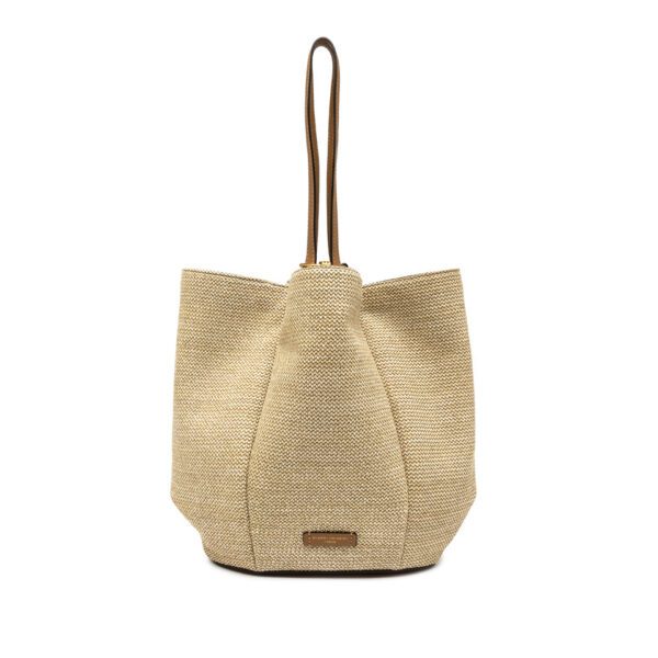 Gianni Chiarini borsa a spalla in rafia e pelle "Lily" Beige BS12181 COMM TWIST-LS.2436 NAT