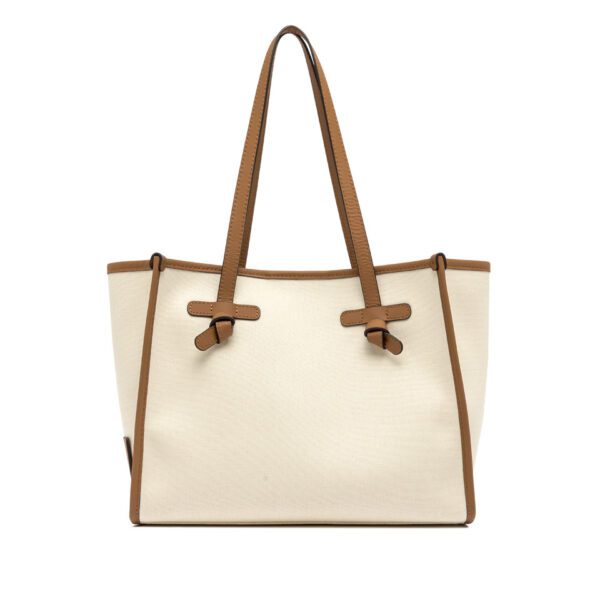 Gianni Chiarini borsa shopping in tessuto e pelle "Marcella" Avorio BS6849COMM CNV-SE.PANNA