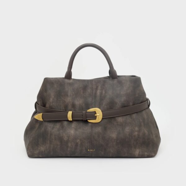 Nalì borsa a mano in ecopelle "Melissa" Marrone ARBS0035.CAFFE'