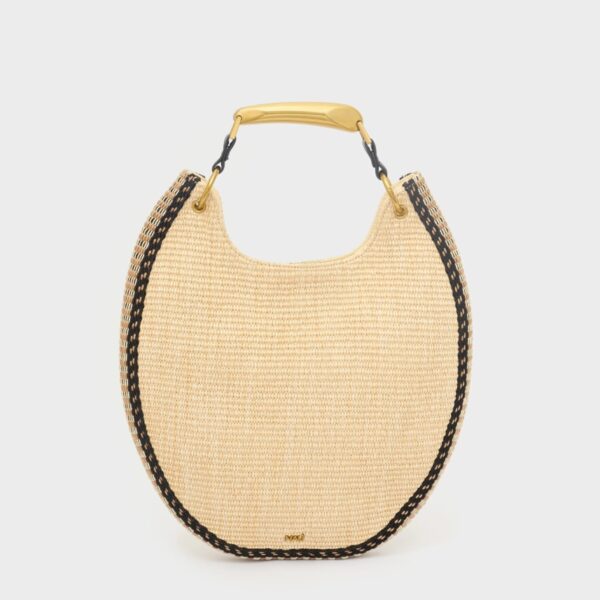 Nalì borsa a mano in paglia "Mallorca" Beige LDBS0160.BEIGE