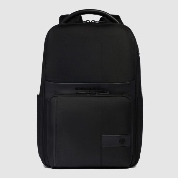 Piquadro zaino in tessuto e pelle "Wollem" Nero CA6638W129.N